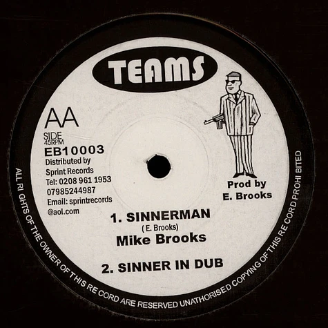 Mike Brooks - Train To Buzz Rock, In Dub / Sinnerman, In Dub