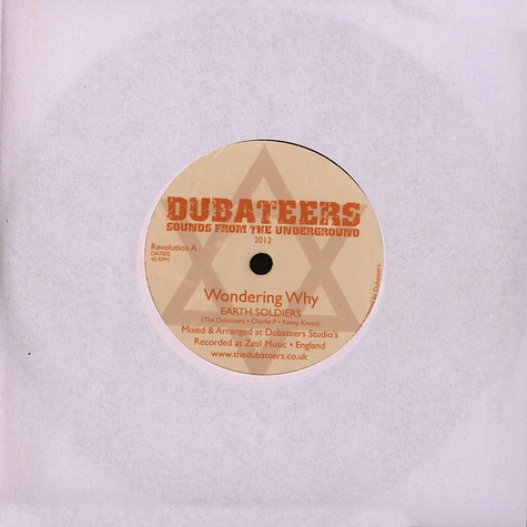 Earth Soldiers - Wondering Why / Dub