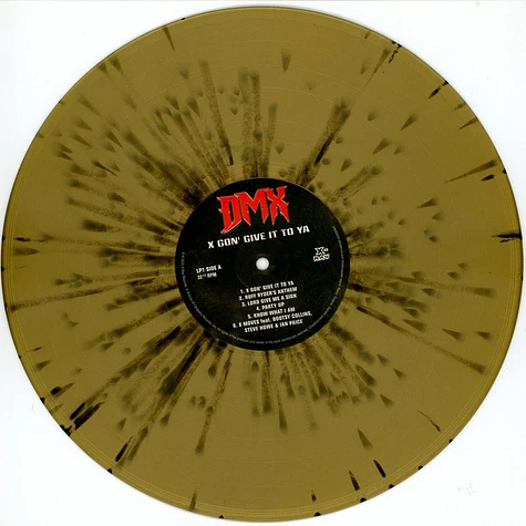 DMX - X Gon' Give It To Ya Gold Black Splatter Vinyl Edition