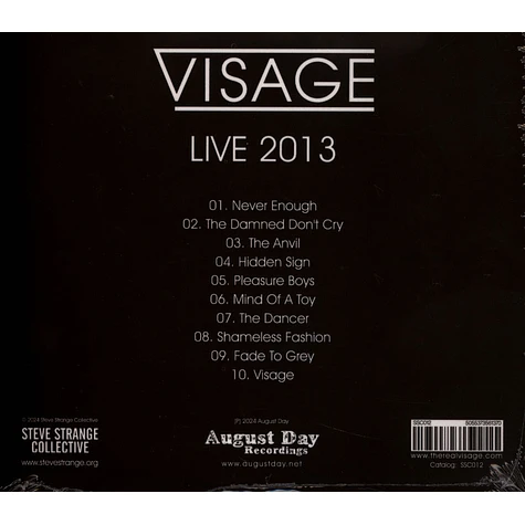 Visage - Live 2013