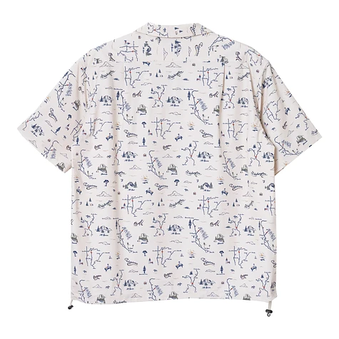 Pendleton - Open Collar Shirt Jacket SS Batik Floral