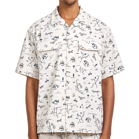 Pendleton - Open Collar Shirt Jacket SS Batik Floral