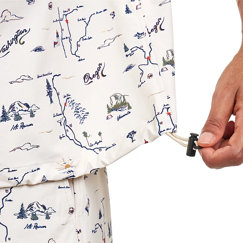 Pendleton - Open Collar Shirt Jacket SS Batik Floral