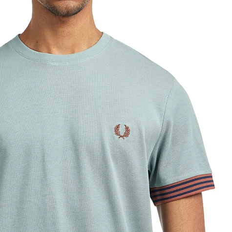 Fred Perry - Striped Cuff T-Shirt