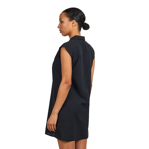 ◆FRED PERRY◆ Amy Winehouse Open Collar Shirt Dress Black A Fred Perry x Amy Winehouse Foundation - Open Collar Shirt