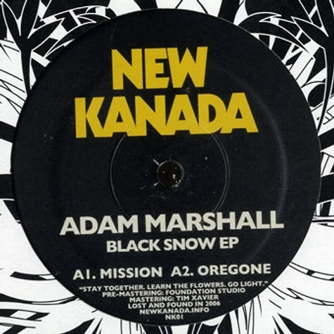 Adam Marshall - Black Snow EP