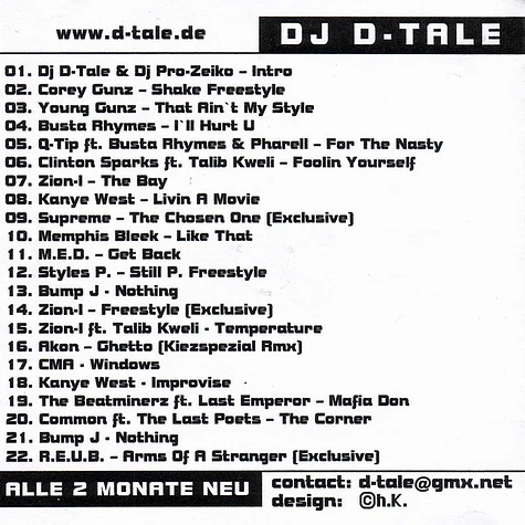 DJ D-Tale - Tale #9