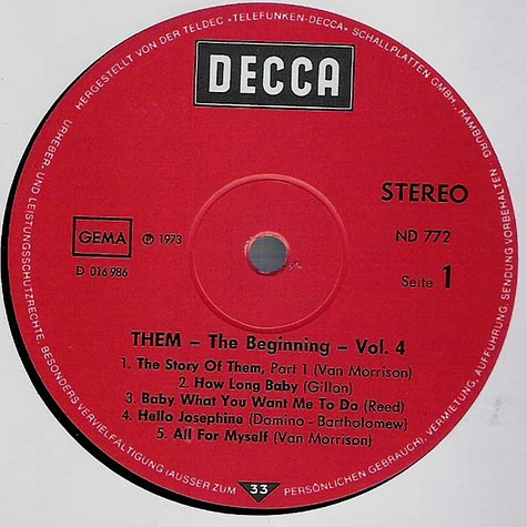 Them - The Beginning Vol. 4