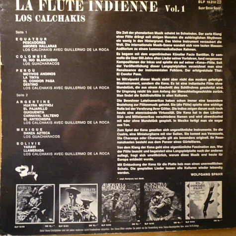 Los Calchakis - La Flute Indienne Vol. 1