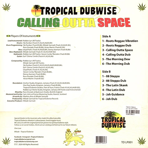 Tropical Dubwise - Calling Outta Space