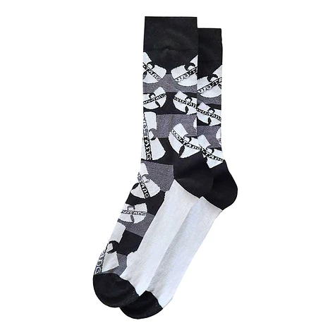 Wu-Tang Clan - Logos Monochrome Ankle Socks