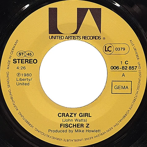 Fischer-Z - Crazy Girl