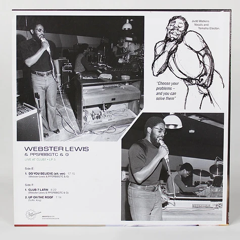 Webster Lewis - Live At Club 7