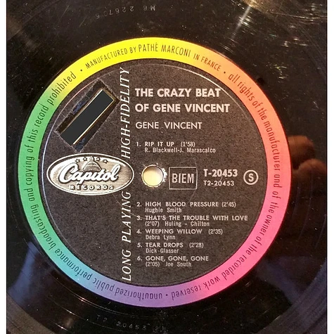 Gene Vincent - The Crazy Beat Of Gene Vincent