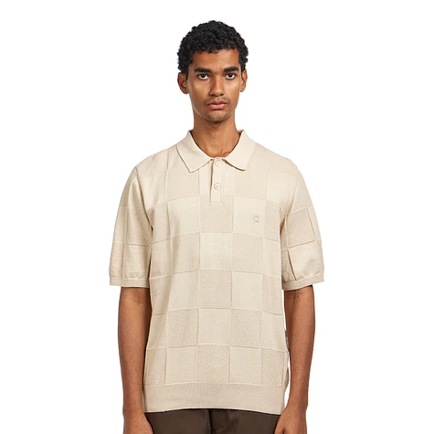 Carhartt WIP - S/S Checker Polo (Fleur De Sel) | HHV