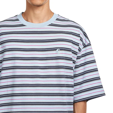 ★ドイツ発*carhartt WIP*新作*Nathan Stripe Tシャツ/AS★ Carhartt WIP S/S Nathan T-Shirt Nathan Stripe/Branch
