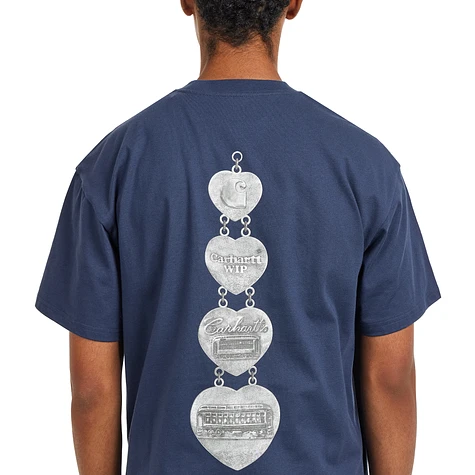 Carhartt WIP - S/S Hartt Chain T-Shirt (Blue) | HHV