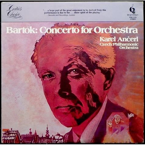 Béla Bartók - Karel Ančerl, The Czech Philharmonic Orchestra - Concerto For Orchestra