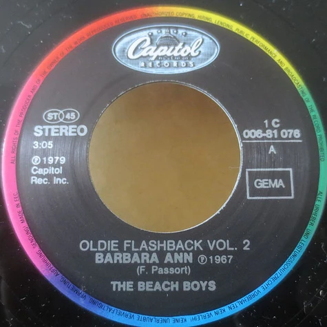 The Beach Boys - Barbara Ann / Sloop John B