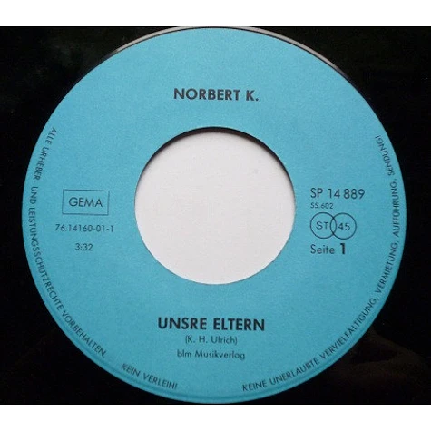 Norbert K. - Unsre Eltern / Herzlichen Dank (An Dich Liebe Mutter)