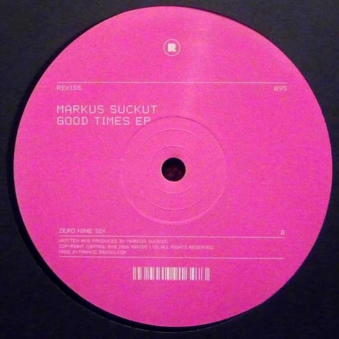 Markus Suckut - Good Times EP