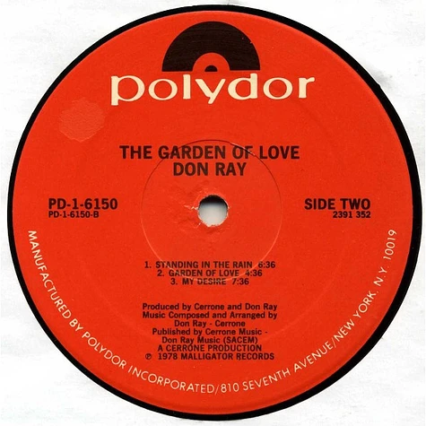 Don Ray - The Garden Of Love