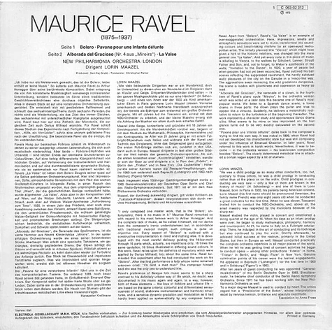 Maurice Ravel – Lorin Maazel - Bolero