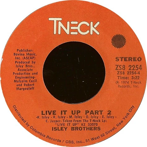 The Isley Brothers - Live It Up