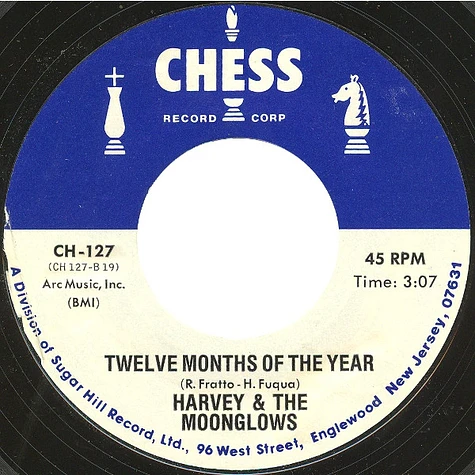 The Moonglows / The Moonglows - Blue Velvet / Twelve Months Of The Year