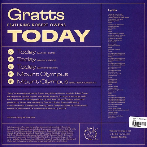 Gratts Ft. Robert Owens - Today