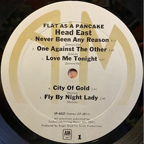 Head East - Flat As A Pancake