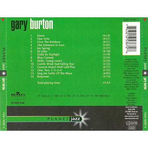 Gary Burton - Planet Jazz: Gary Burton