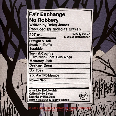 Boldy James - Fair Exchange No Robbery Blue Steel Vinyl Edition