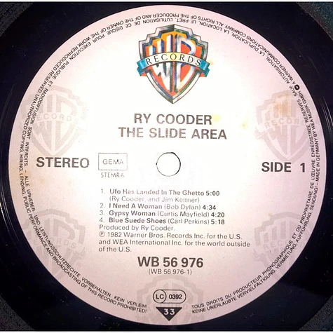 Ry Cooder - The Slide Area