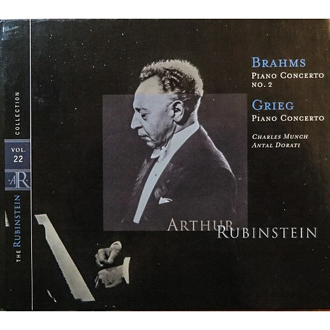 Johannes Brahms / Edvard Grieg, Arthur Rubinstein - Piano Concerto No.2 / Piano Concerto