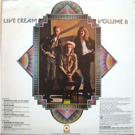 Cream - Live Cream Volume II