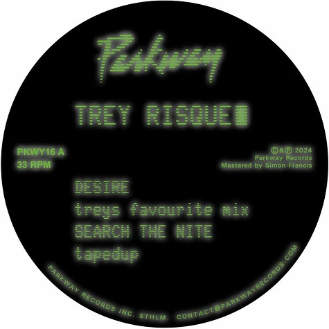 Trey Risque - Desire / Search The Nite