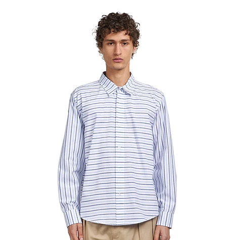 Pop Trading Company - Striped Logo Shirt