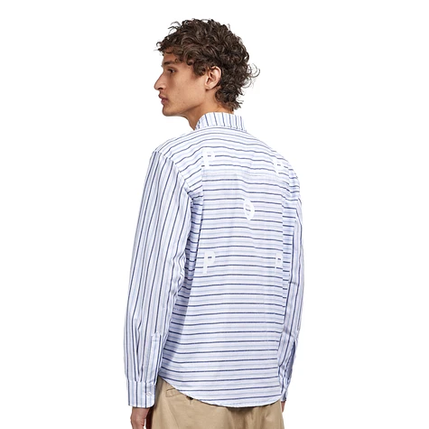 Pop Trading Company - Striped Logo Shirt