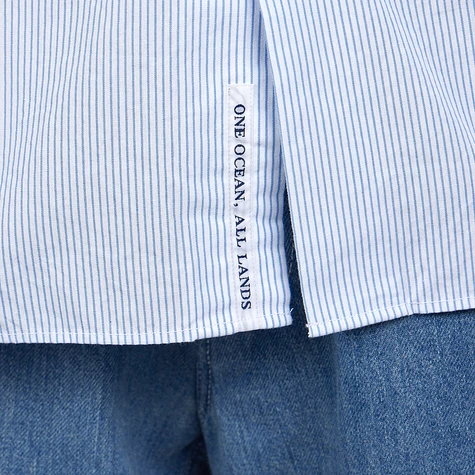 nanamica - Regular Collar Stripe Wind Shirt