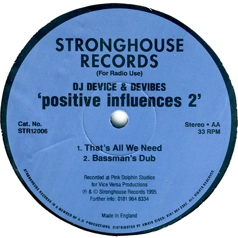 DJ Device & Devibes - Positive Influences 2