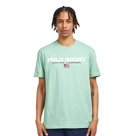 Polo Ralph Lauren Classic Fit Polo Sport Jersey T-Shirt (Celedon