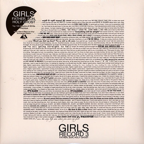 Girls - Father, Son, Holy Ghost Limited Edition