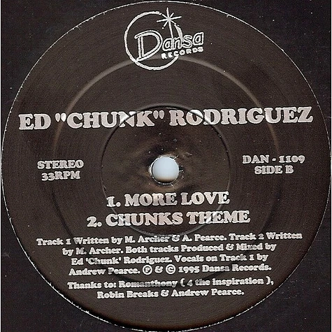 Ed "Chunk" Rodriguez - Do You Believe