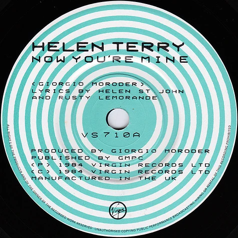 Helen Terry - Now You're Mine