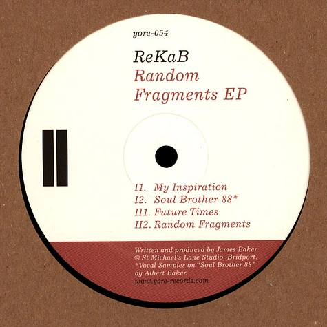 Rekab - Random Fragments EP