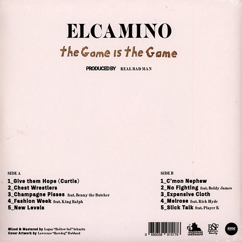 Elcamino & Real Bad Man - The Game Is The Game