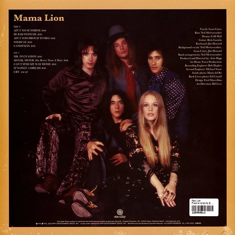 Mama Lion - Preserve Wildlife Black Vinyl Edition