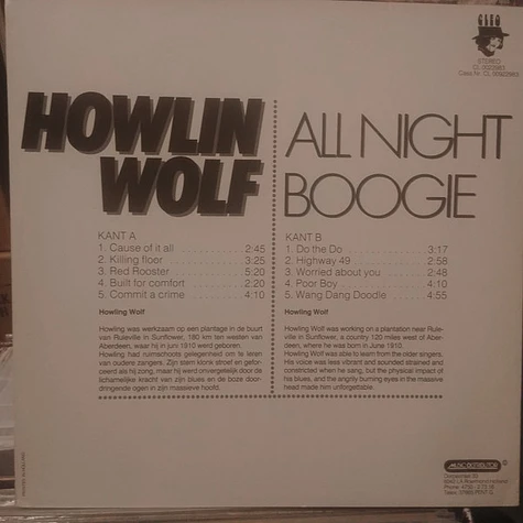 Howlin' Wolf - All Night Boogie