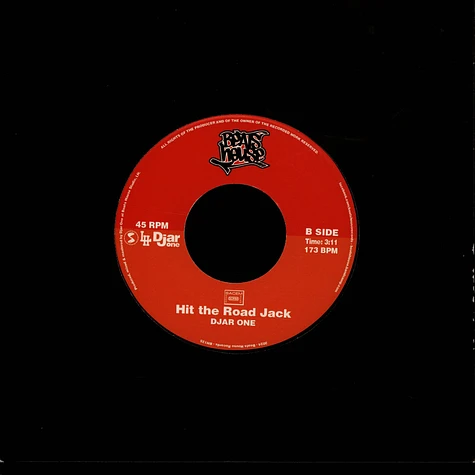 Djar One - Etta James "Fire" / Ray Charles "Hit The Road Jack" Black Vinyl Edition